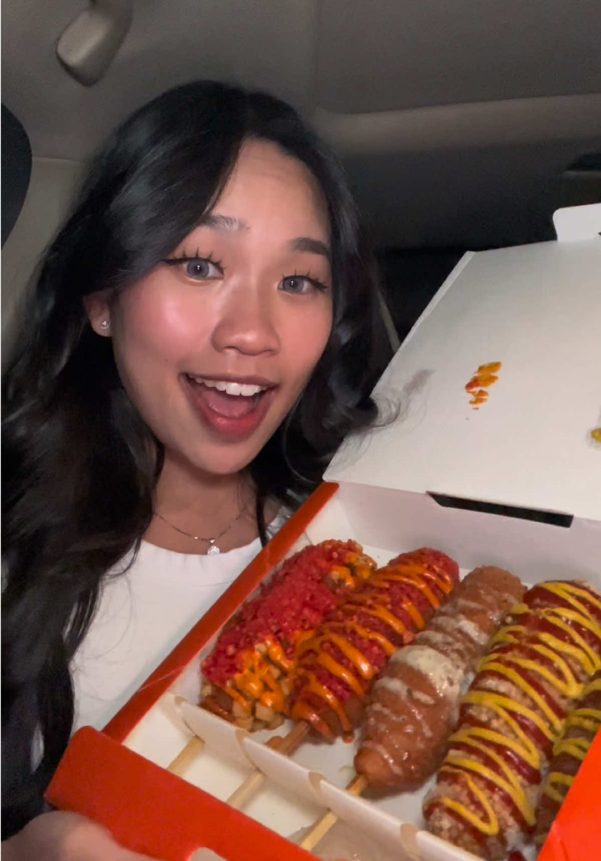 KOREAN CHEESEDOG MOOKBANG @TwoHandsCornDogs #cheese #corndog #food #mukbang 