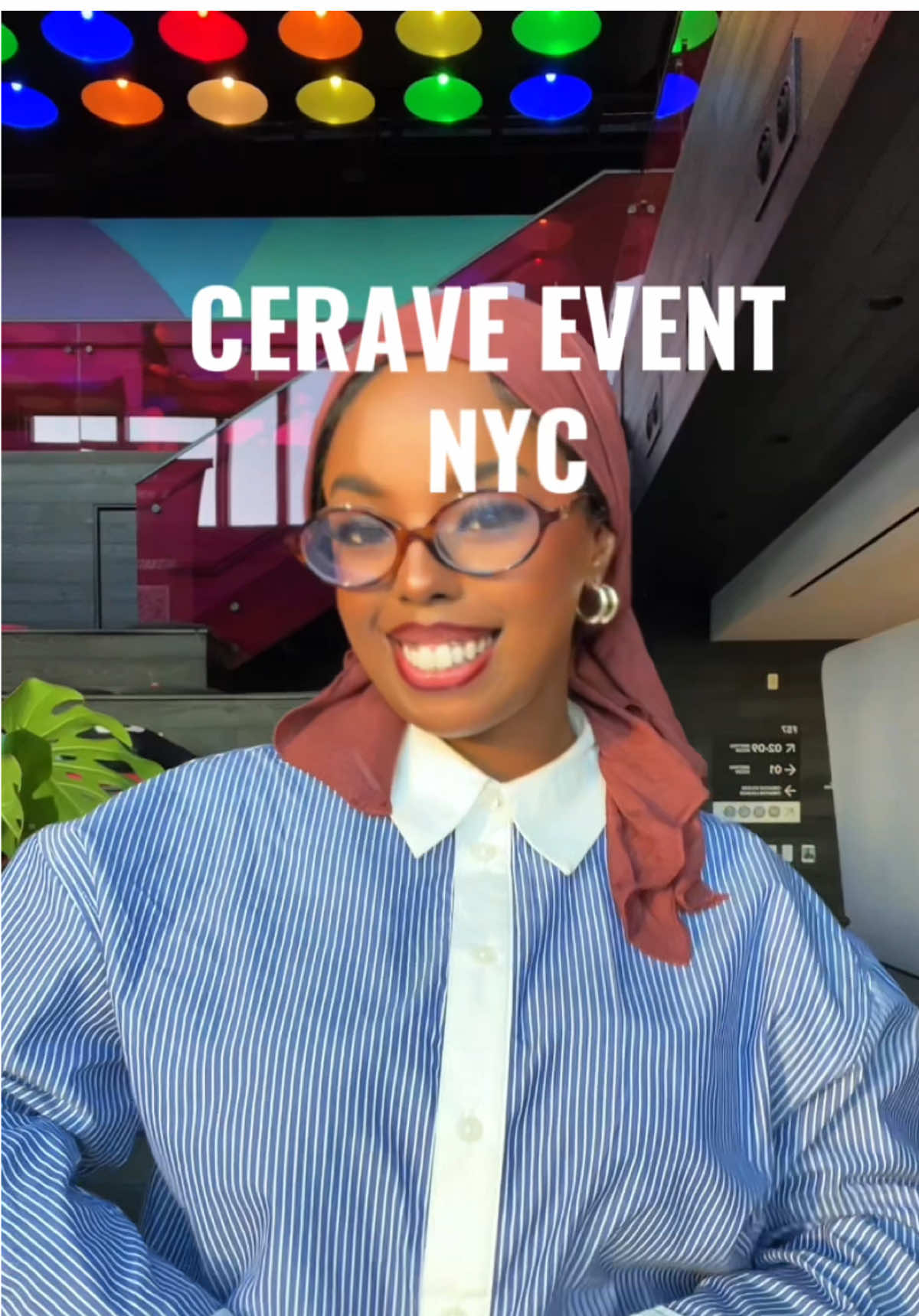 Come with me to a brand event in NYC with @CeraVe 💙 #ceravepartner #nyc #brandevent 