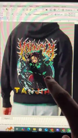 Te enseño a extraer un diseño de una playera súper fácil y sin programas #DTF #Diseños #youngla #demonslayer #semitonosdtf 