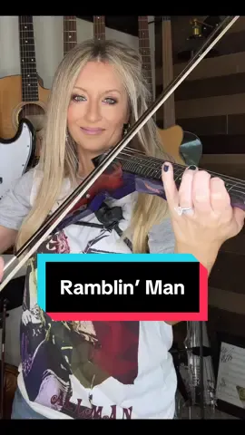 Took a ride down Highway 41 with this one 🚗🎻 Brody Dolyniuk jumped in on vocals for the chorus, and I played the full string arrangement we do live with  Femmes of Rock, including that epic harmonized outro solo by Dickey Betts. Hope this Southern Rock classic brings back memories for all you Allman Brothers Band fans ❤️‍🔥 #RamblinMan #AllmanBrothers #SouthernRock #ViolinCover #ElectricViolin  