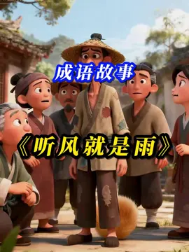 每天一个成语故事《听风就是雨》用动画形式学成语#成语 #成语故事 #国学文化 #育儿 #启蒙教育 