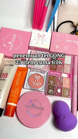 rekomendasi makeup set murah kantong pelajar cuma 69K dapat 23 item #fyp #makeup #makeupmurah 
