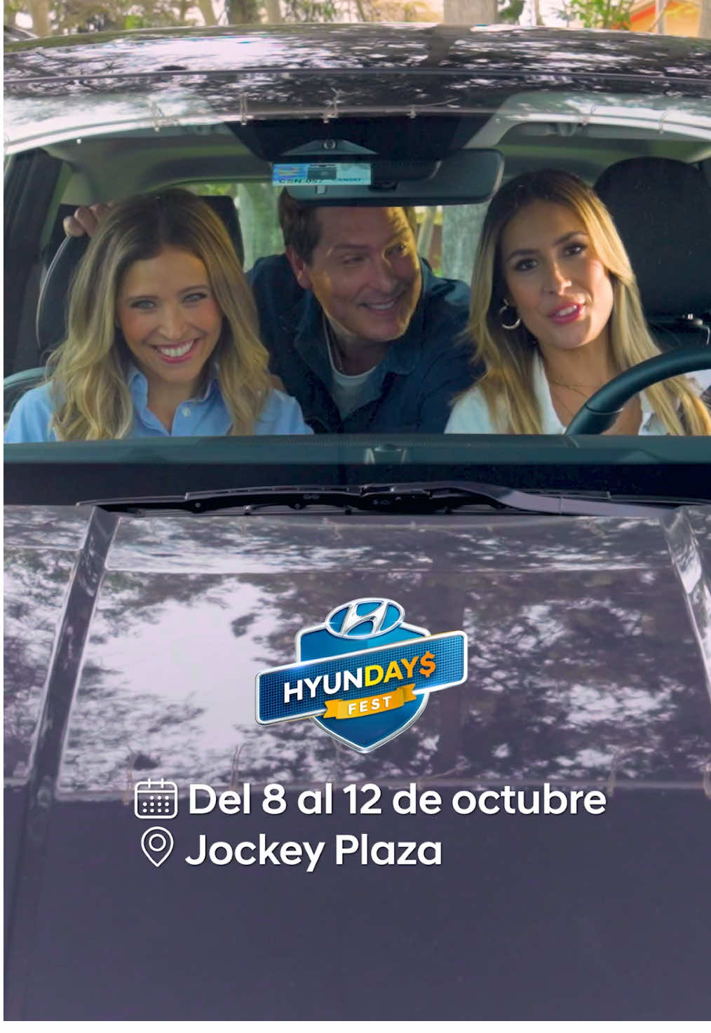 ¡Así como lo escuchaste, mañana llega el Hyun-Days Fest! 🚙🎉​ Es la oportunidad de estrenar tu Hyundai con descuentos espectaculares que no se repetirán.​ ¡Te esperamos del 8 al 12 de octubre!​ 📍Ubicación: Estacionamiento Jockey Plaza (al lado de Tottus – ingreso por Av. Javier Prado).​ #Hyundai #HyundaiPerú #HyunDaysFest #DisfrutaElViaje