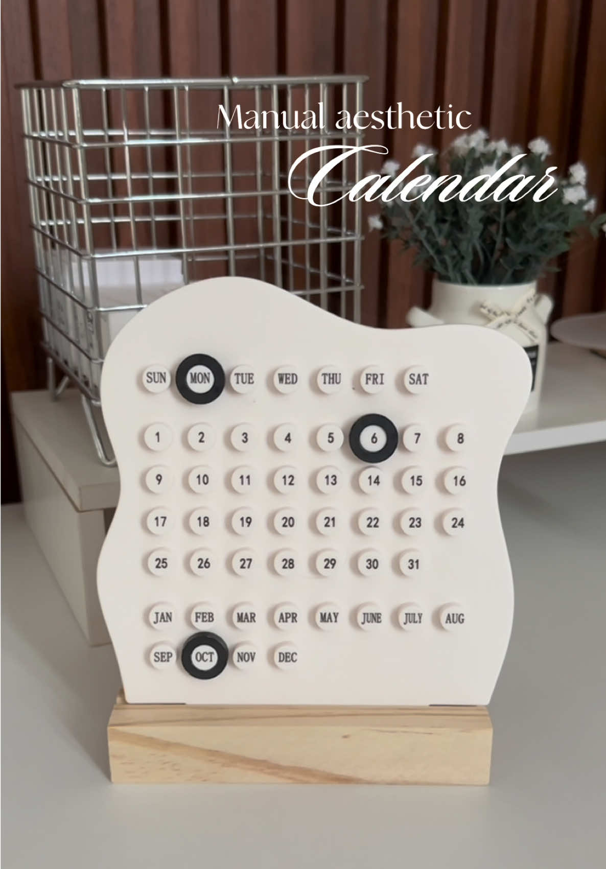 Aesthetic Calendar for your aesthetic corners ❤️ #calendar #aesthetic #props #affiliate #newaffiliate 