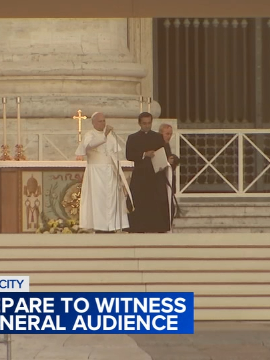 On a beautiful Tuesday evening in St. Peter's Square in Vatican City, excitement is building for a group of Our Lady of Mount Carmel Academy students, who are getting ready for Wednesday's papal audience. An ABC7 crew was on the flight with some of those students and Cardinal Blase Cupich. From the gate at O'Hare Airport to their tour of Vatican City and Rome, their energy is only growing. #news #chicago #popeleo #vatican #chicagonews