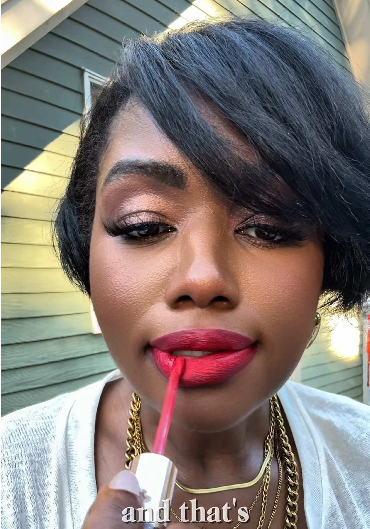 💄 @Fenty Beauty  💄 @Maybelline NY  💄@colouredraine  And I’m not exaggerating, my red lip seems to draw a lot of attention, but I rarely remember what lip I’m wearing when! I started wearing a red lip a few years ago when I pulled back on all the makeup I used to wear. It helps me to feel made up even when i’m wearing minimal makeup. I truly believe every  girl can find her perfect red as long as she’s comfortable experimenting and layering! I wear 2-3 colors at a time. What’s your favorite red lipstick?