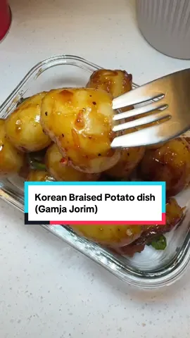 Braised Potato Korean Side dish recipe! Hope you enjoy!! • • • #potatoerecipe #koreanfood #koreanrecipe #koreansidedish #potatotiktok 