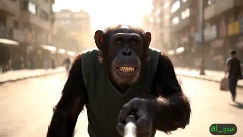 ناس المواتر لقيتو المعاملة كيف 😂 🐒 القرد دا قال الحقيقة بطريقتو 😂🔥 --- والله القرد دا لو دخل السياسة كان فاز 😂 ماشي في الشارع، غبار، شمس، وضحك ساخر بيخليك تضحك غصب 😂☀️ قال: 
