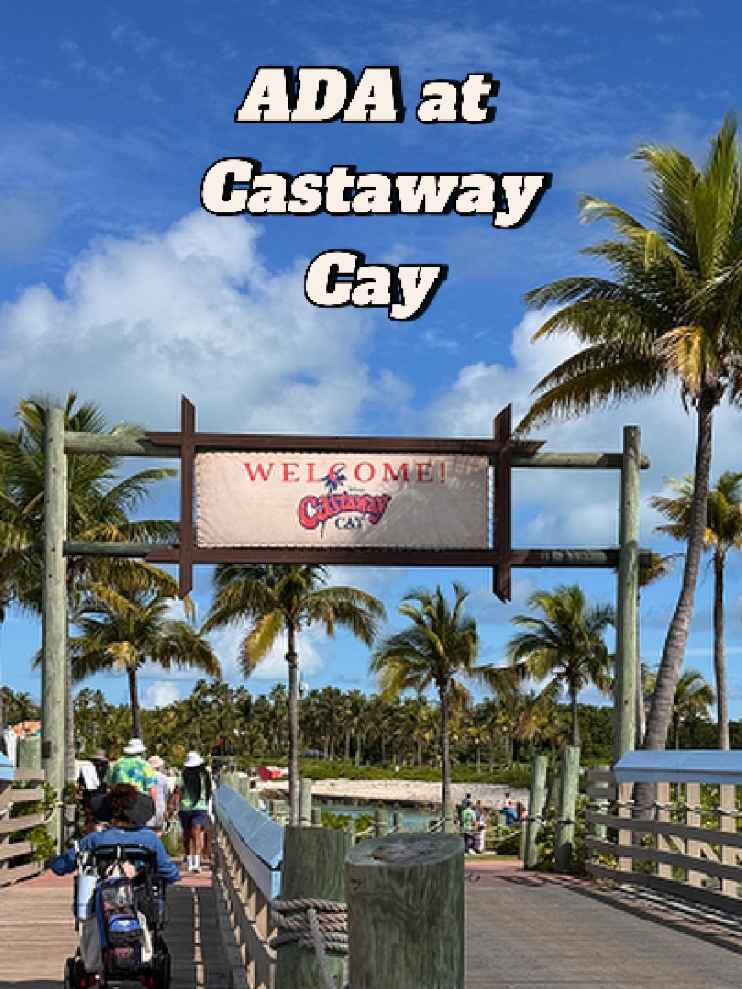Accessibility at Disney’s private island, Castaway Cay, is incredible! From accessible shuttles to free beach wheelchairs, Disney Cruise Line makes it easy to explore the island and enjoy the beach. #DisneyCruiseLine #CastawayCay #AccessibleTravel #MagicalMidlife #DisneyCruise