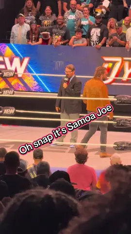 @All Elite Wrestling @AEWonTV #samoajoe #aewdynamite #hangman #jacksonville #tbs 