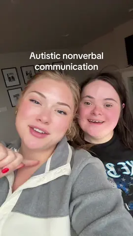 #downsyndrome #nonverbal #autism #t21love #sisters