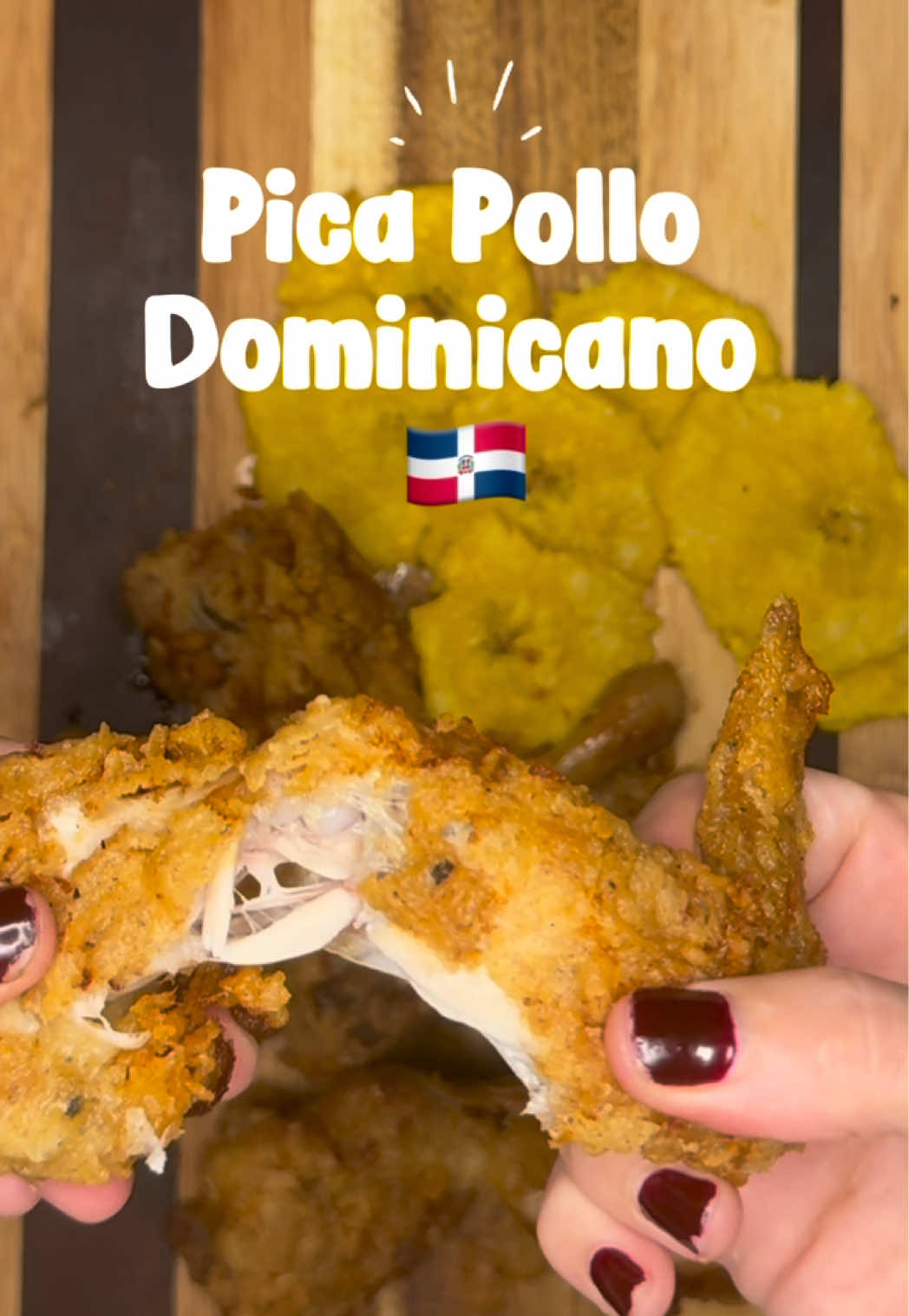PICA POLLO DOMINICANO!! Pero hazlo tuuuuu 🤪🤪  LES DEJÉ LA RECETA SECRETA, háganlo y me cuentannnnn 😍🍗 #picapollo #dominicano #dominican #friedchicken #food 