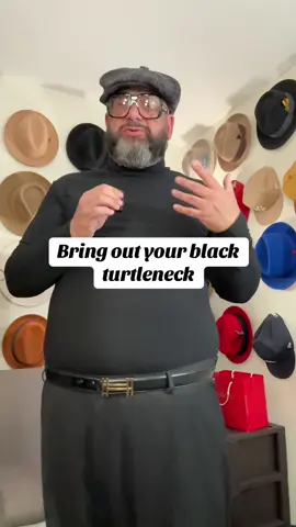 The tides have turned and the cold weather is here in NYC! It’s time to buy a black turtleneck. This is one is my favorite because it’s a 3x and the quality is so nice almost like a compression shirt but with stretch! This turtleneck also comes in white! #MensTurtleneck #MenWithStyle #StreetStyleMen #WinterFashion 