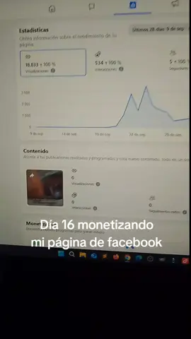 Día 16 monetizando mi página de facebook #monetizacionfacebook #monetizarfacebook #monetizacion 