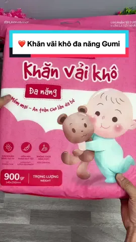 ❤️ Khăn vãi khô đa năng Gumi đang có voucher giá tốt được gần 2kg luôn ah cả nhà. #khanvaikhogumi #cindythuytichcuc 