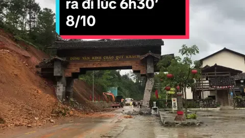 Quá tiếc cho một cánh cổng tiền tỷ quá đẹp đã không còn. Hy vọng sẽ có cổng mới chắc chắn và đẹp hơn #viral #hagiang #dongvan #flood #storm 