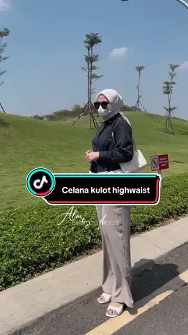 Celana kulot highwaist 🦋✨ #kulothighwaist #celana 