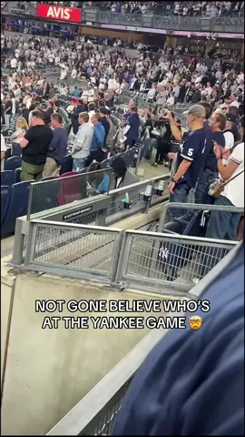 Bad Bunny casually walking around Yankee stadium 😭 #baseball #sports #yankees #badbunny #newyork 