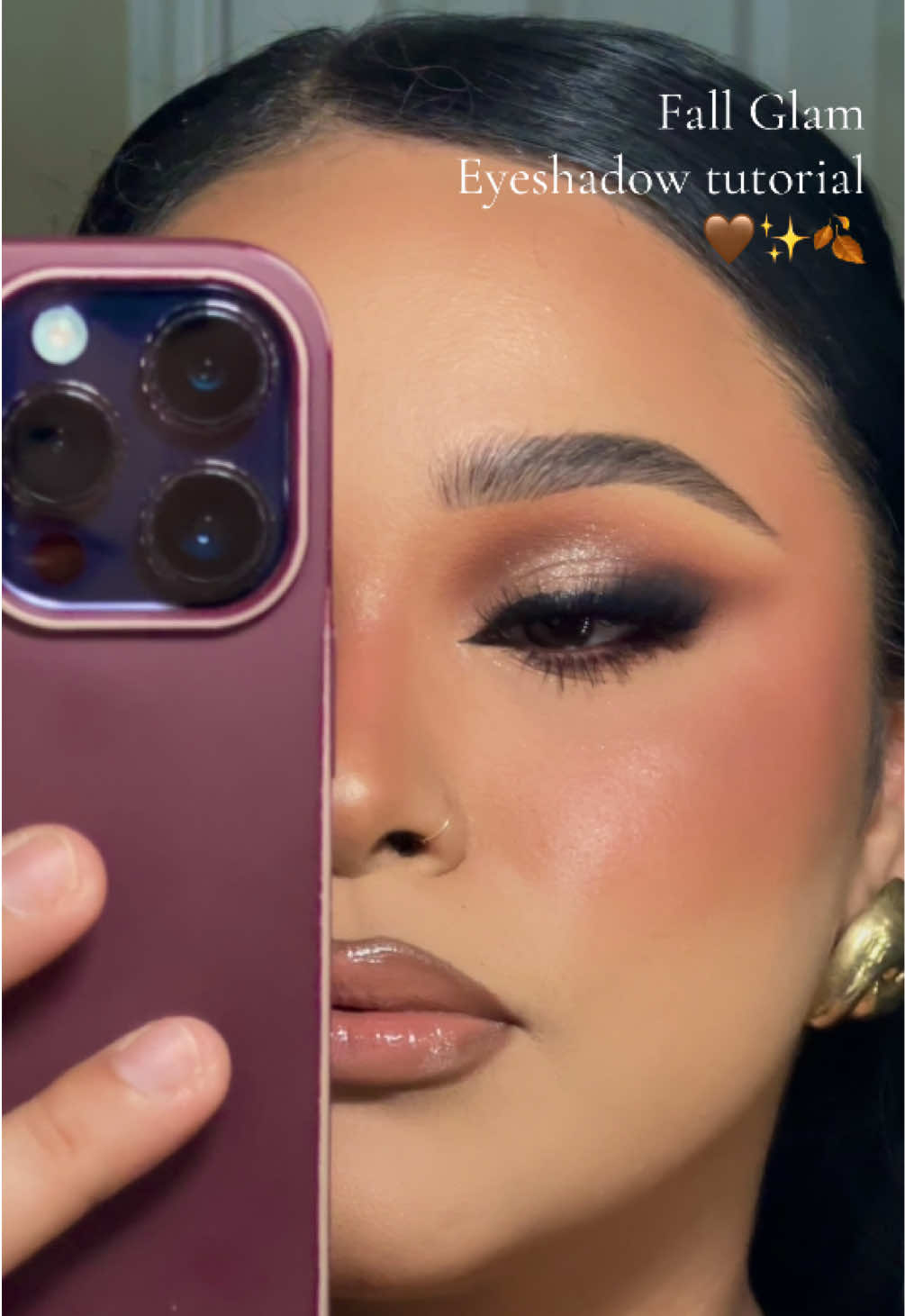 Soooo inlove 🥹🤎 @DoseofColors @Anastasia Beverly Hills @Lilly Lashes #fallmakeup #2016makeup #BeautyTok #makeupinspo #smokeyeye 