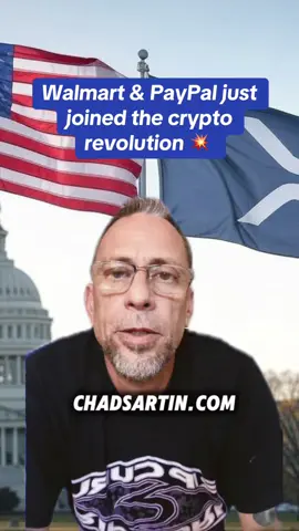 Walmart & PayPal just joined the crypto revolution 💥 The system’s flipping right in front of your eyes — are you ready or getting left behind? 🚀 Go to ChadSartin.com before it’s too late 🔥 #CryptoPayments #ChadSartin #FinancialShift 💰🧠💎