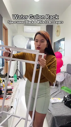 Water gallon rack na makakatipid ka ng space at ma organize pa ang kusina mo dahil dito. #gallonrack #watergallonrack #rack #organizedhome #homeessentials 