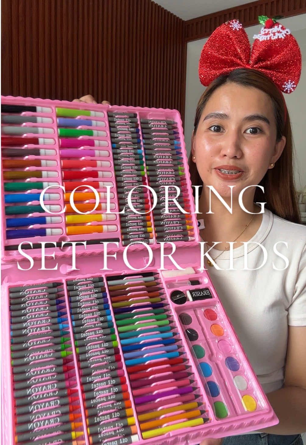 Mega Art Coloring Set na perfect pang regalo sa inaanak mo ngayong darating na Christmas 💯 #coloringset #artsetforkids #giftforkids #coloringsetforkids 