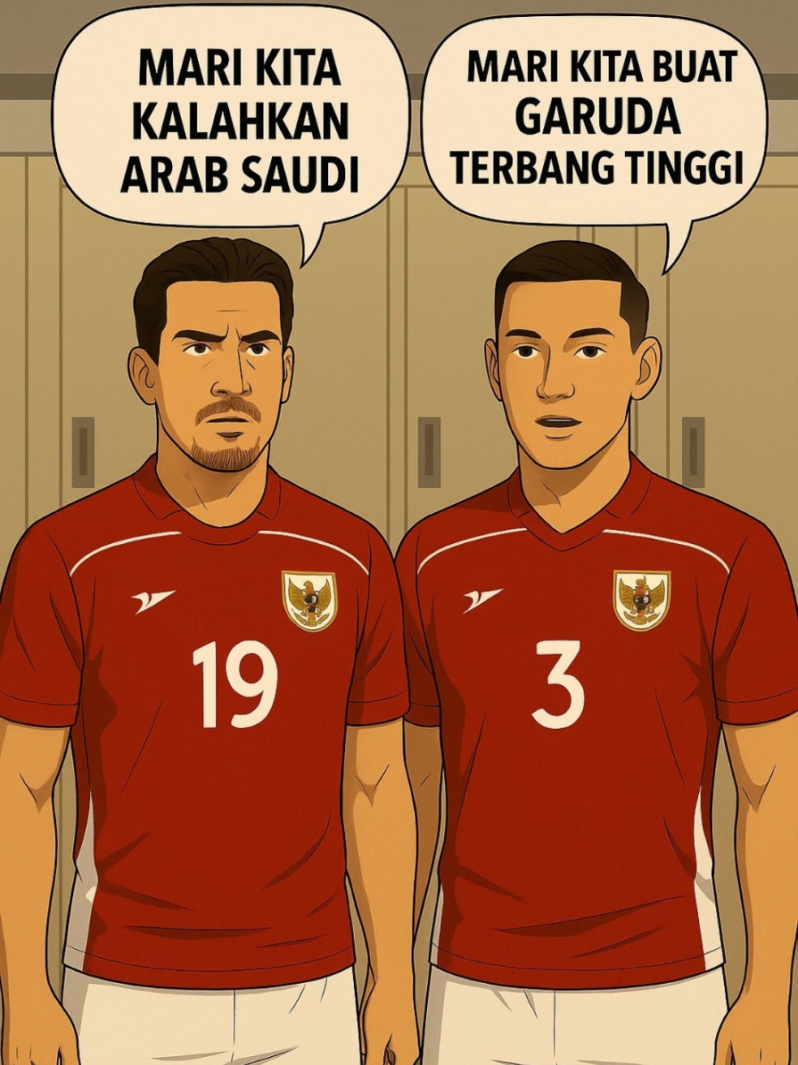Indonesia vs Arab Saudi Pertandingan pertama Kualifikasi Piala Dunia Round 4 akan menjadi panggung ujian sesungguhnya bagi Timnas Indonesia.... Di bawah langit Arab Saudi, skuad Garuda akan menghadapi tantangan besar..... Bukan hanya melawan lawan tangguh, tetapi juga melawan segala keraguan..... Banyak media memandang Indonesia sebelah mata. Arab Saudi, sang tuan rumah, diunggulkan dengan pengalaman dan dukungan penuh stadion..... Namun, Indonesia tidak datang ke tanah Arab hanya untuk menjadi peserta.....  Mereka datang untuk menulis sejarah yang selama ini hanya menjadi mimpi.... Ya, jalan menuju Piala Dunia tidak pernah mudah. Tapi di balik setiap peluh, ada semangat tak tergoyahkan..... Di dada setiap pemain Garuda berkobar keyakinan bahwa tidak ada yang mustahil bagi bangsa yang berjuang..... Pertandingan ini bukan sekadar sepak bola. Ini adalah simbol harapan, keberanian, dan tekad Indonesia untuk melawan kemustahilan..... Mari kita saksikan sampai peluit akhir berbunyi, ketika Garuda membuktikan..... Bahwa mereka mampu menundukkan Arab Saudi di tanah mereka sendiri dan membuka gerbang menuju Piala Dunia 2026..... #Indonesia #TimnasIndonesia #PialaDunia #Football #FYP 