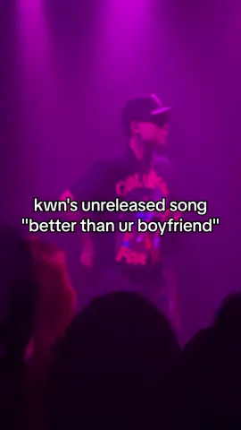 kwn performing her unreleased song called 