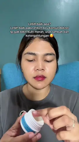 Tim etiket biru sini kumpul🤫🤭 #etiketbiru #skincareroutine #kulitmerah #jerawat #uratmerah 