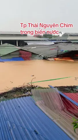 Quá đáng sợ  #bão ,#lũlụt #tháinguyên 