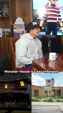¿Con qué casa se quedan? 💀 #Humor #Podcast #MonsterHouse #Halloween @Andrés Vaca @Luis.buchahin 