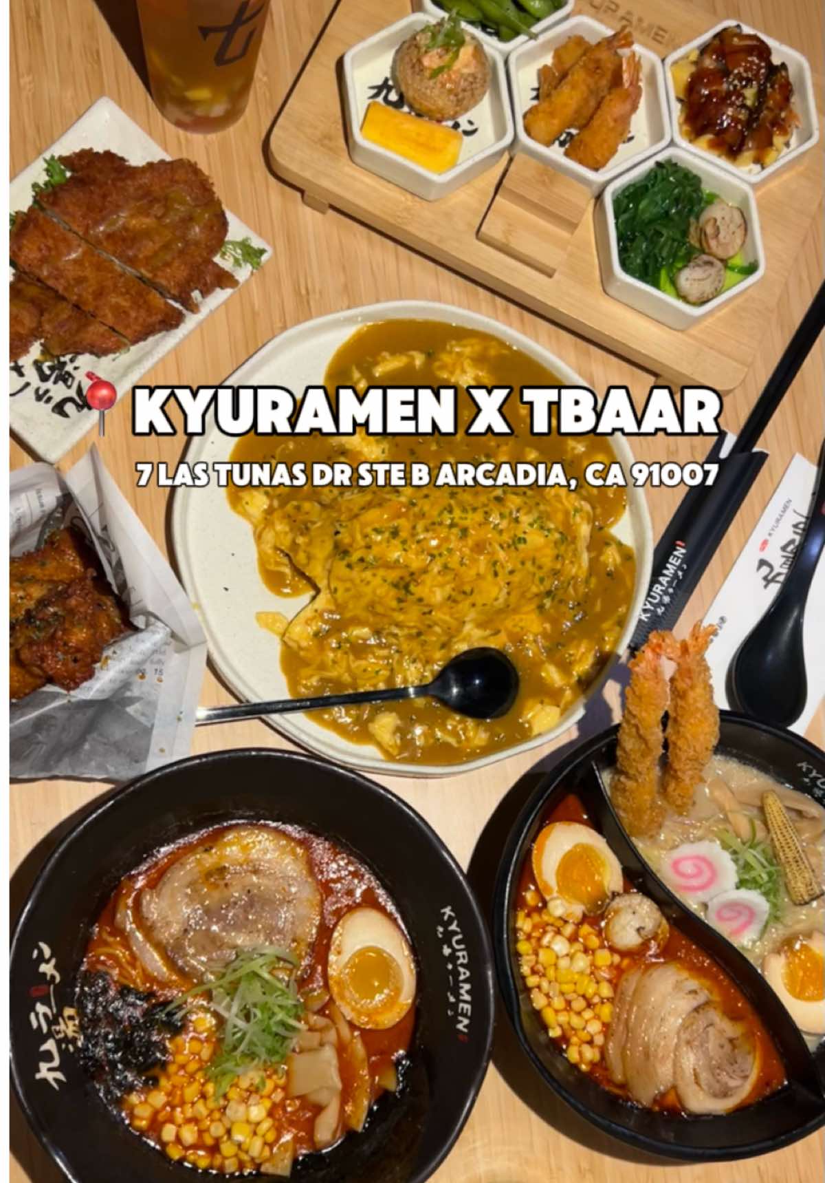 my first influencer tasting 🍜✨ kyuramen x tbaar just opened their first LA location in arcadia, and it genuinely felt like stepping into japan for a bit 🤍 @Kyuramen.official  📍7 Las Tunas Dr Suite B, Arcadia, CA 91007 #kyuramen #laeats #ramenlover #thingstodoinla 