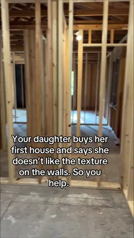 What did she expect when she’s lived in a house all her life that’s been in a constant state of construction?  #remodel #daughter #construction 