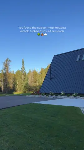 this A-frame cabin is literally a dream! 🩵🪵 it’s so perfect, relaxing, and located in Indian River, MI !  #upnorthmichigan #exploremichigan #airbnbfinds #aframecabin #airbnb 