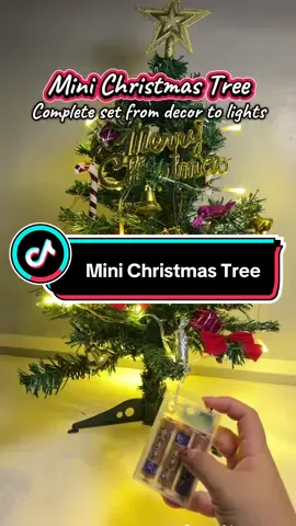Mini Christmas Tree na complete set. Perfect for your small spaces. #minichristmastree #smallchristmastree #murangchirstmastree #complesetchristmastress #christmastree 