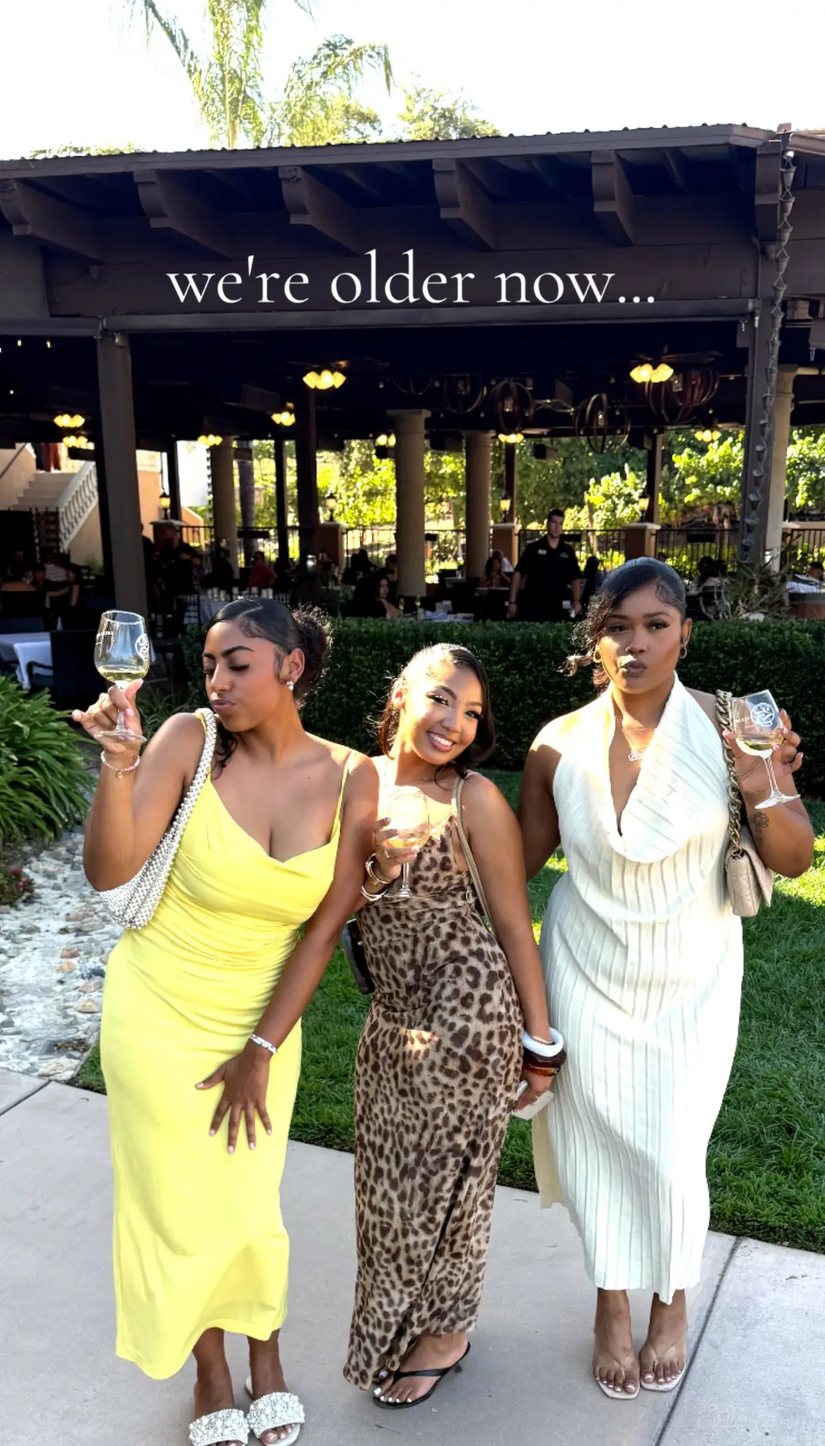 from blasting SOB after school to going to wineries after a long day at work 🥲