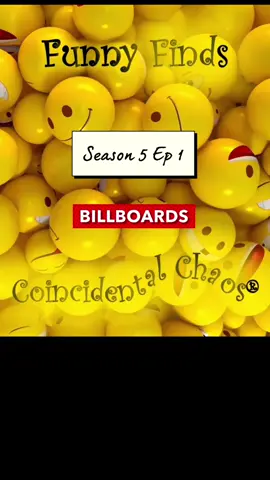 Funny Finds Season 5 Ep 1 Billboards 😂 #coincidentalchaos #funnyfinds #billboards #funny #show 