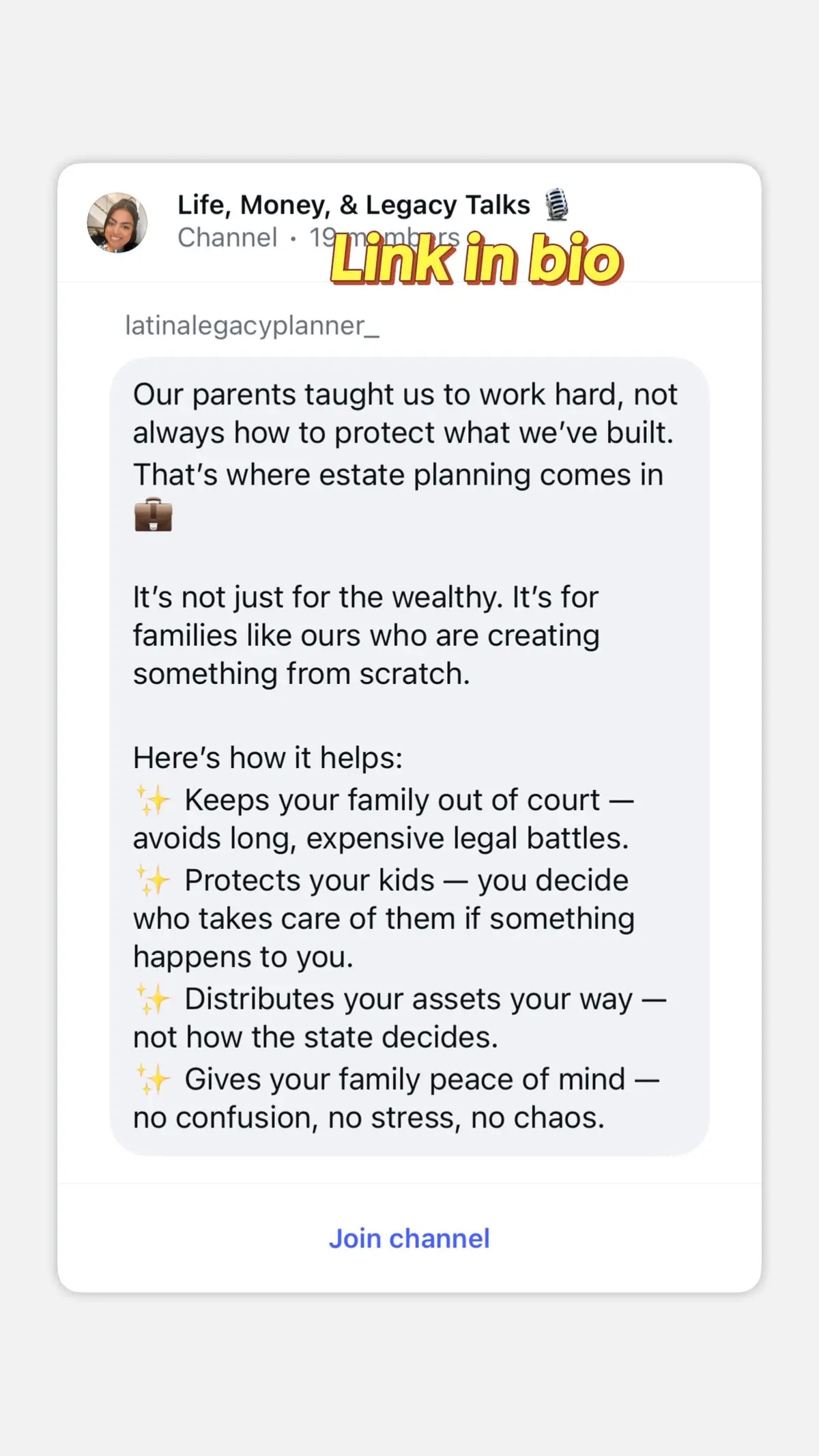 we’re changing how our families experience money, stability, and legacy — and that starts with a plan. 🫶 #FirstGenFinance #FamilyLegacy #EstatePlanning #FinancialLiteracy #ProtectWhatMatters