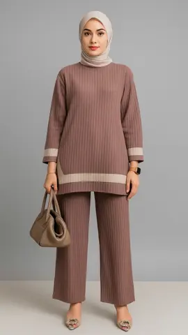 Setelan One Set Knit Hornet Wanita premium 