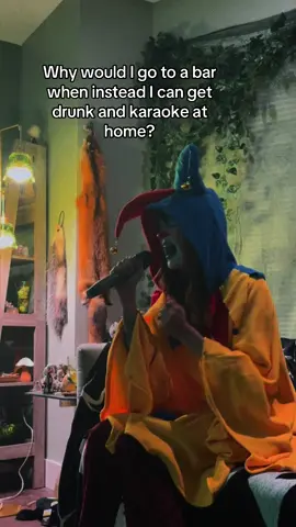 There’s a possibility I delete this lol feels kinda cringe to post my singing because I usually keep it to myself but lmk if I’m any good #karaoke #singingtime #karaoketiktok #clown 