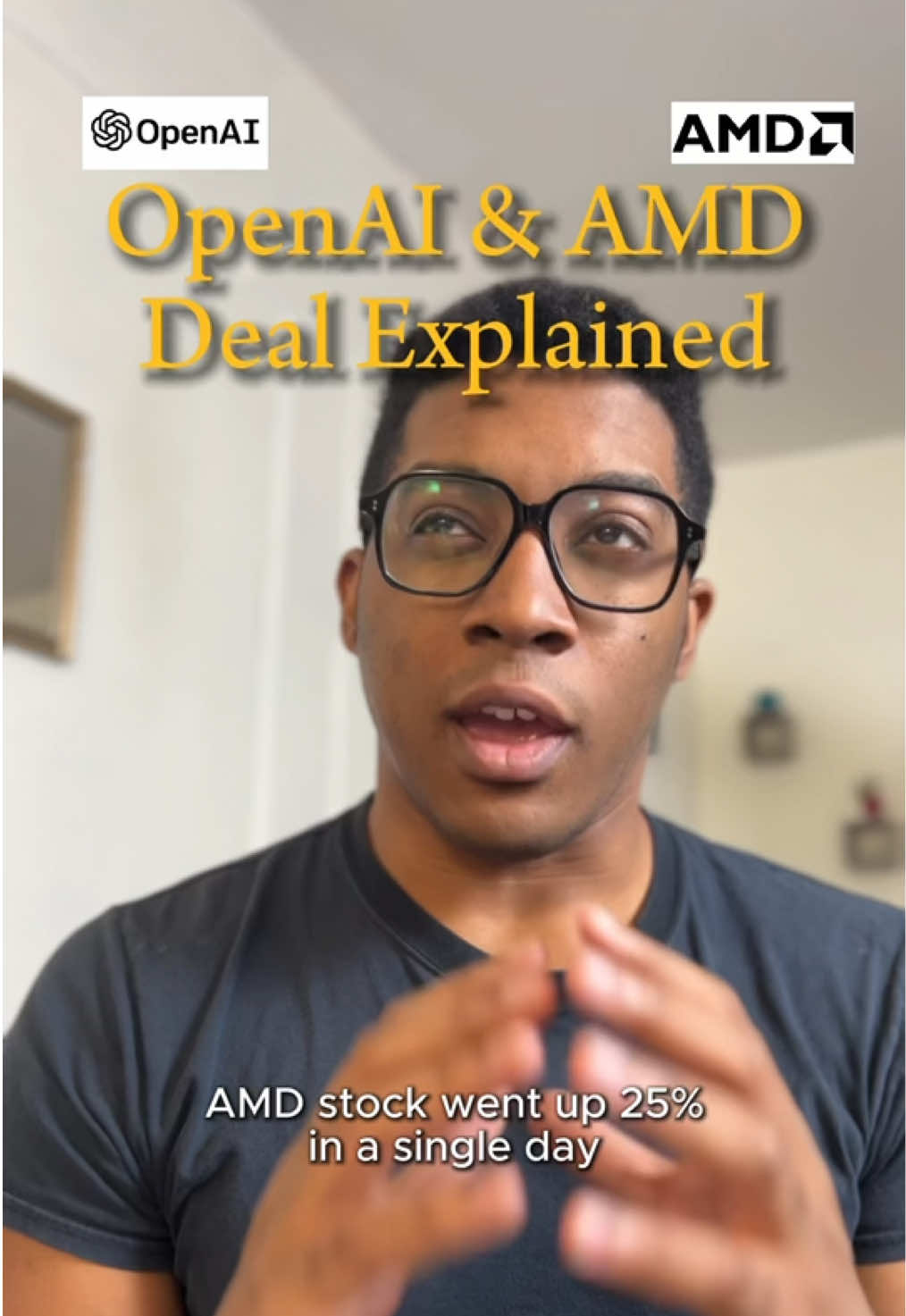 #creatorsearchinsights AMD just went up 25% in value after OpenAI announced that they stand to gain a 10% stake in the company