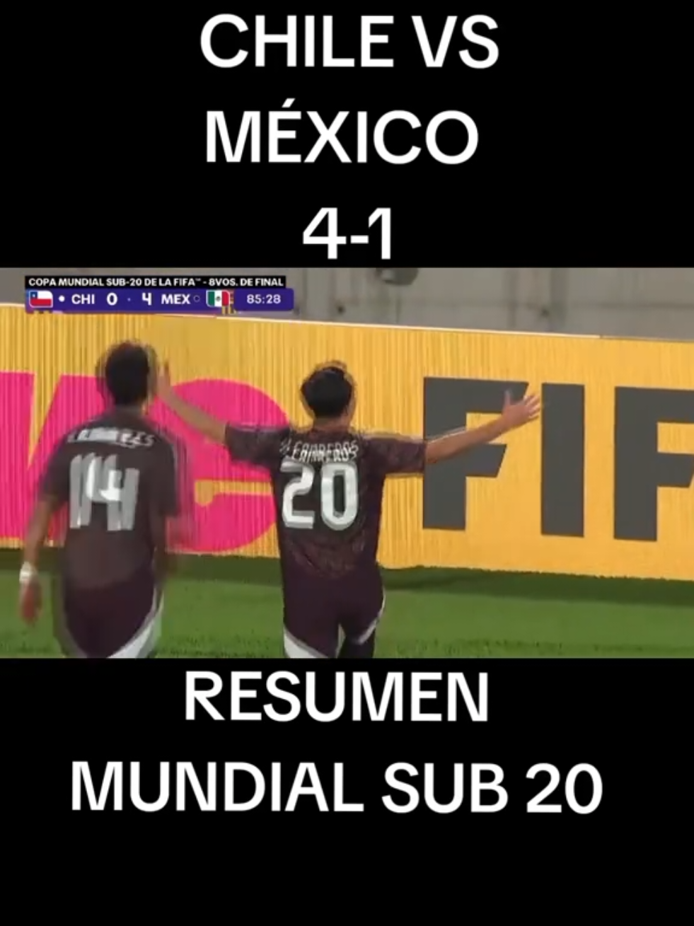 México vs chile sub 20 resumen  #FutbolMexicano #ligamx #clubamerica #paratiiiiiiiiiiiiiiiiiiiiiiiiiiiiiii #viraltiktokvideo 