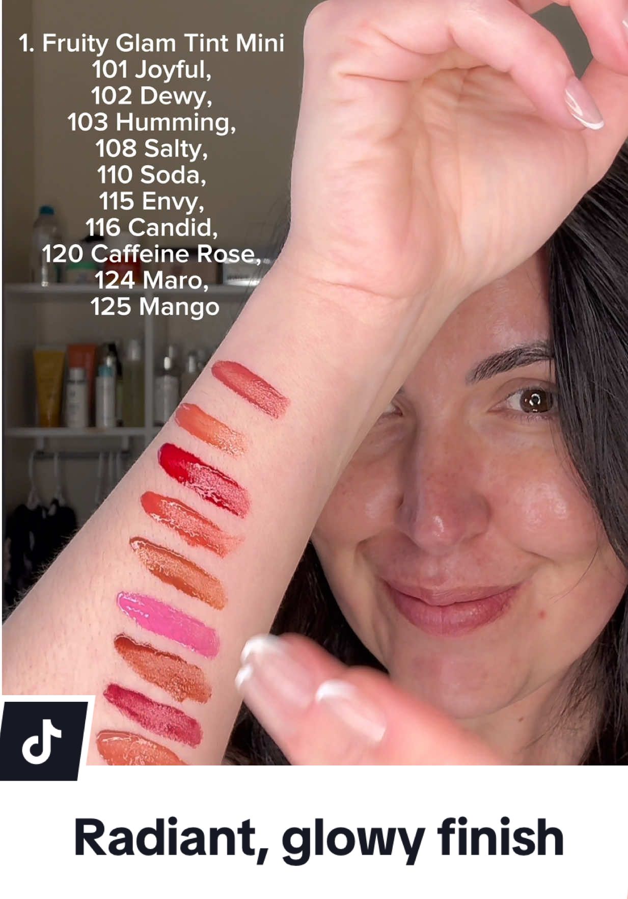 Experience a luscious glassy glow that leaves lips looking radiant. The buildable formula lets you go from a subtle sheen to bold color. #Laka #FruityGlamTint  #LakaGlow#TikTokShopCreatorPicks @laka.global 