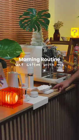 ชงกาแฟก่อนไปทำงานกันนน #coffee #coffeetiktok #coffeelover #specialtycoffee #morningroutine 