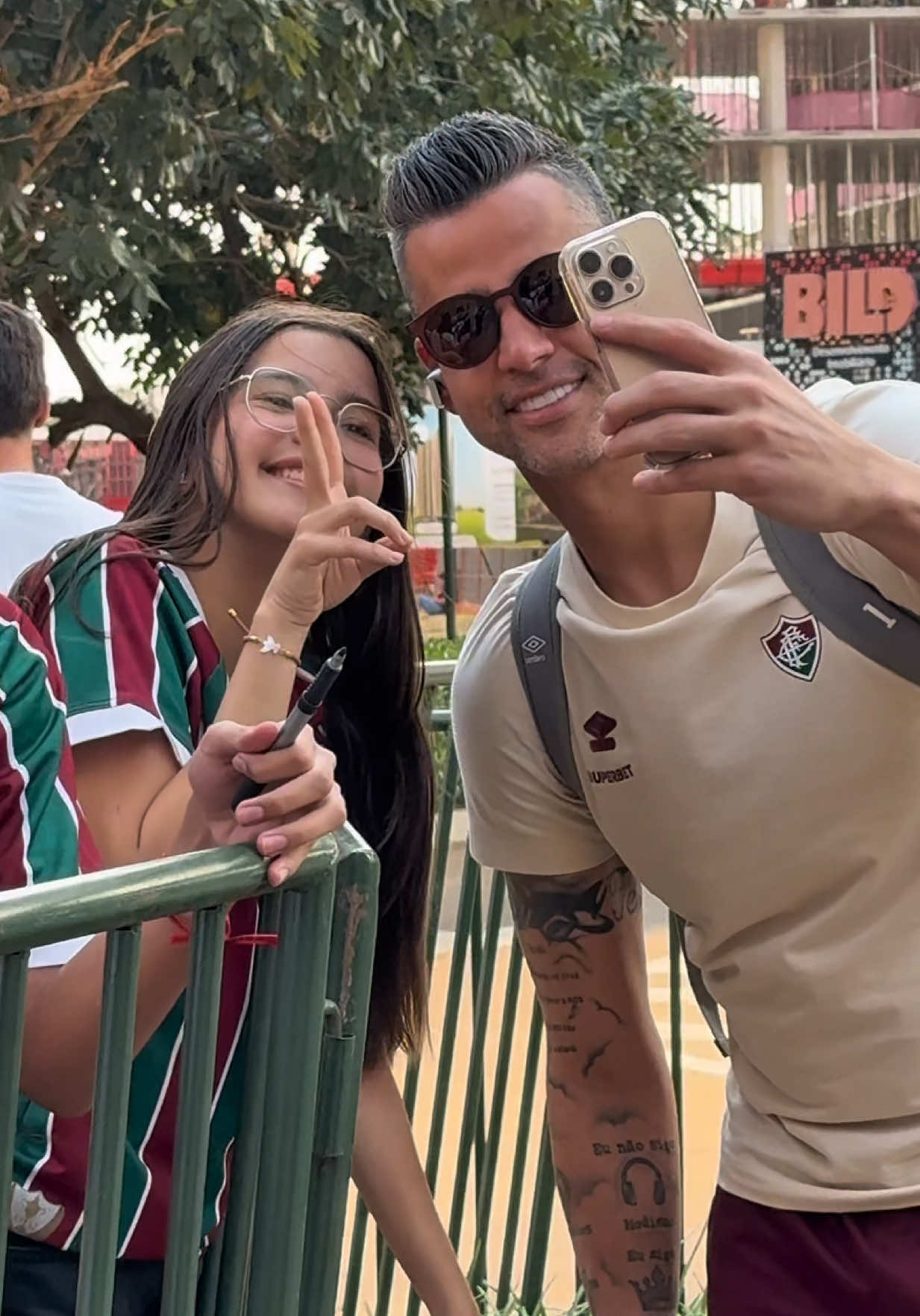 #TimeDeGuerreiros está em casa em qualquer lugar! ❤️💚 #Fluminense #Brasileirao #TikTokEsportes 