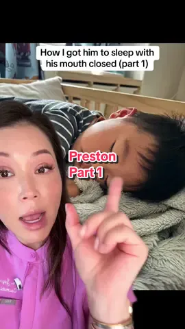 Preston’s Airway Journey part 1. Follow along to see all the things we did to get him to sleep w his mouth closed  #airwayhealth #prestonsairwayjourney #dentist #dentistmom #teethgrinding #toddlermom #greenscreen 