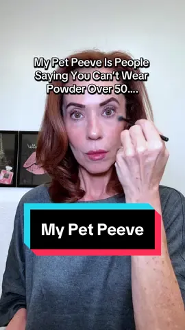 My pet peeve is people saying yoh can’t wear powder over 50, because I wear the Blur-fection setting powder by @loréal paris usa every day. #petpeeve #petpeeves 