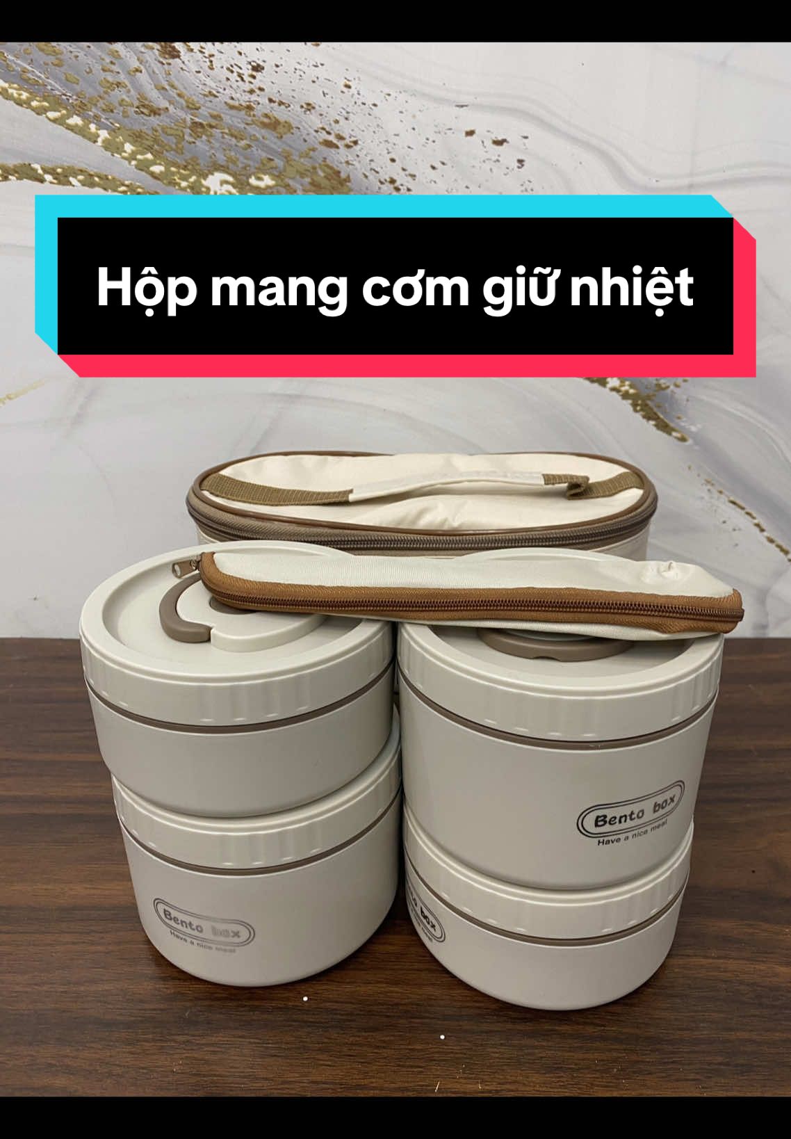 Hộp đựng cơm giữ nhiệt cao cấp #giadung #giadungtienich #hopcomgiunhiet #hopcomvanphong #viral 