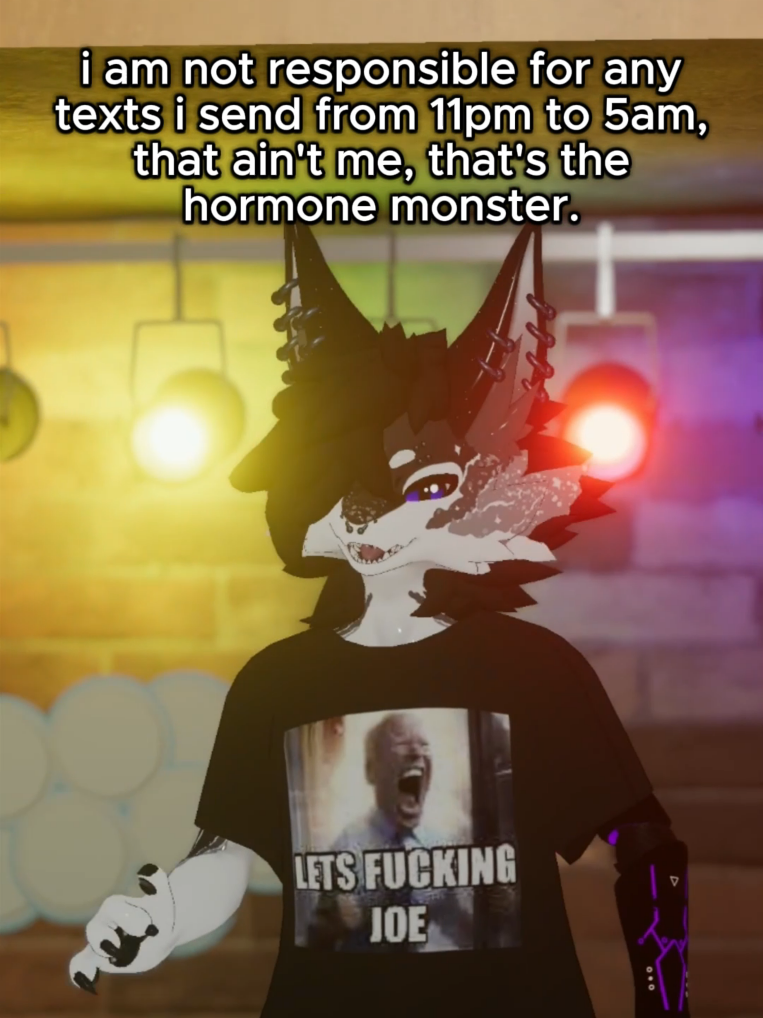 far too many mistakes have been made during the late hours of the night fr... ~ #meta #vrgame #furrytiktok #furrycommunity #foryoupage #relatables #fypageeeee #fypage #vrchat #furrytiktokers #funny #facetracking #meme #popufurs #fypシ