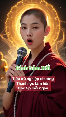 Kinh sám hối giúp tiêu trừ oan trái. Sám hối nghiệp quả đã gây ra tội lỗi hướng thân tâm ngày càng trong sạch hơn #phatphap #phatphapvobien #tungking #phaphapnhiemmau #annhien 